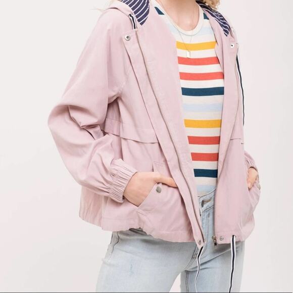 Plus Size Pink Hooded Jacket Size 2X - Picture 4 of 5